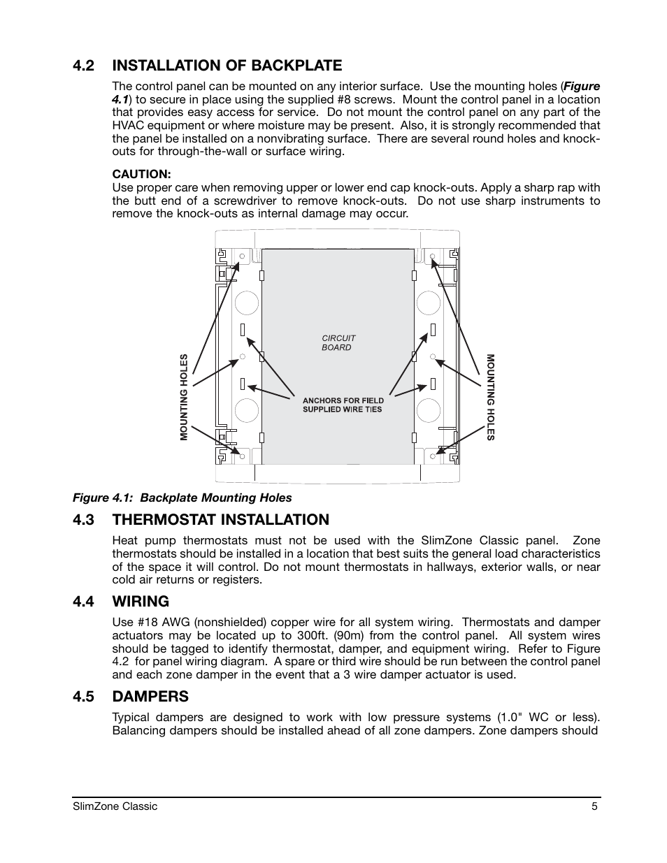 Robertshaw SlimZone CLASSIC ZONE CONTROL SYSTEM User Manual | Page 7 / 19