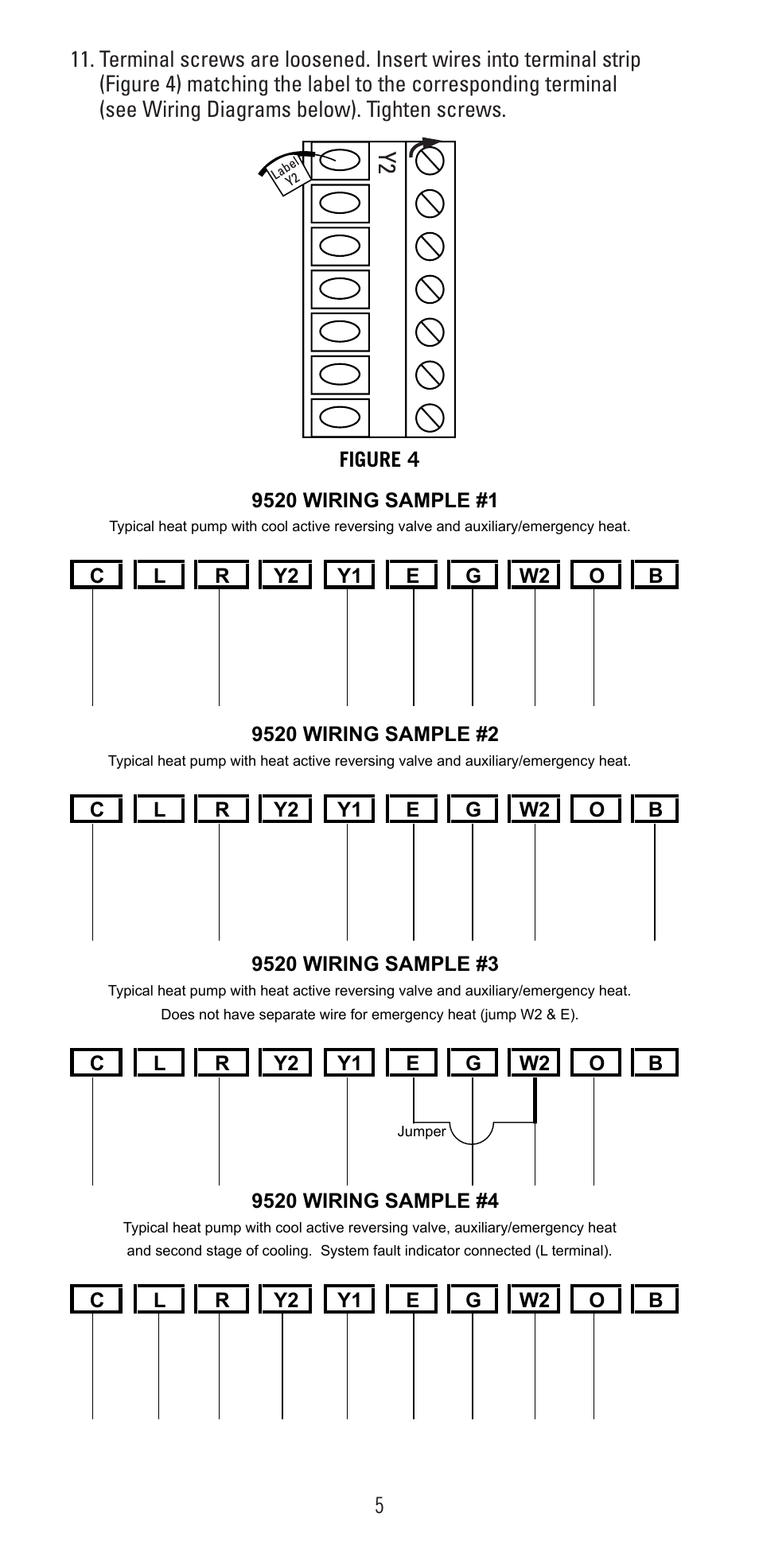 Robertshaw 9520 User Manual | Page 5 / 12