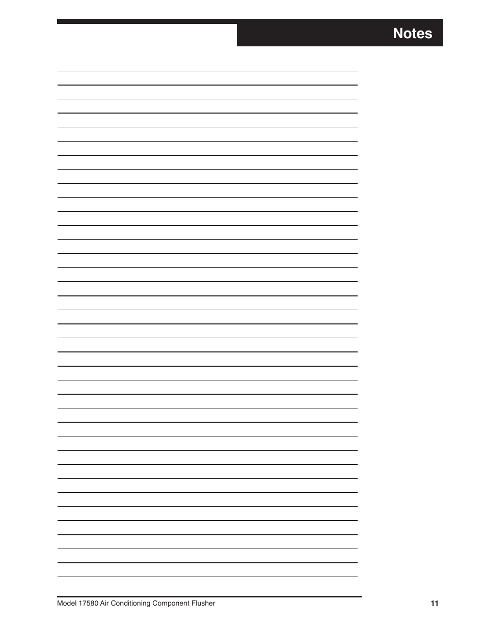 Robinair 17580 Air Conditioning Component Flusher User Manual | Page 13 / 16