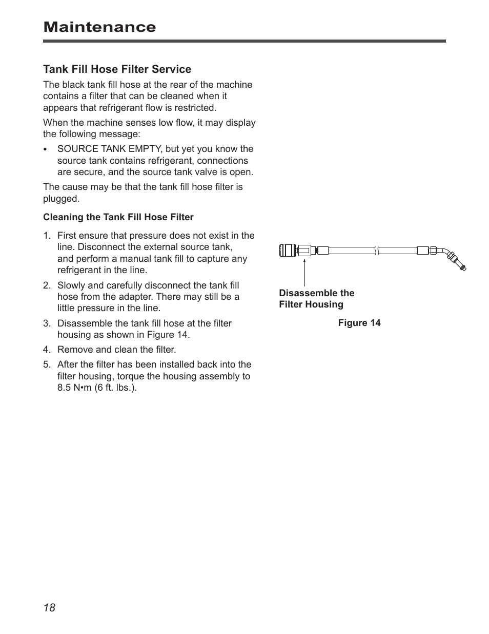 Maintenance | Robinair 34788-H Recovery, Recycling, Recharging Unit User Manual | Page 20 / 28