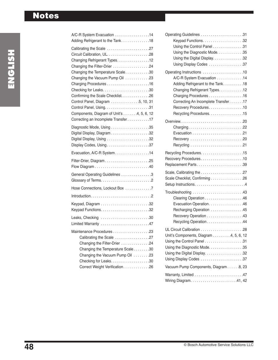 Robinair 17801B Recovery, Recycling, Recharging Unit User Manual | Page 50 / 52