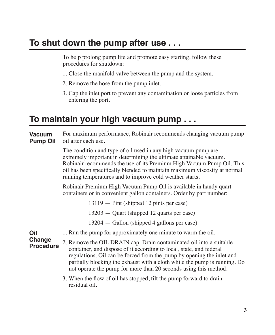 Robinair Models 15301 User Manual | Page 5 / 12