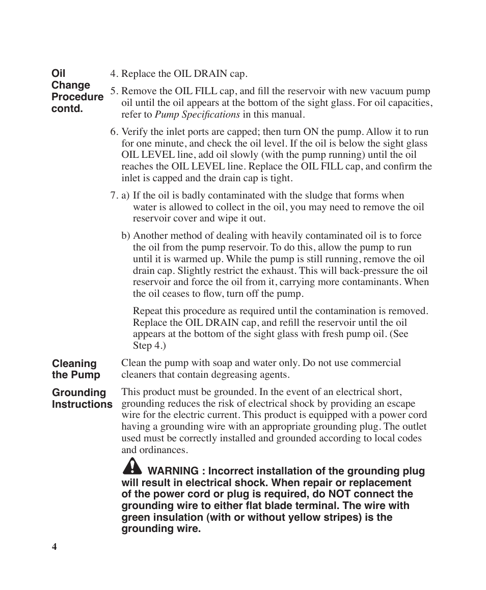 Robinair Models 15301 User Manual | Page 6 / 12