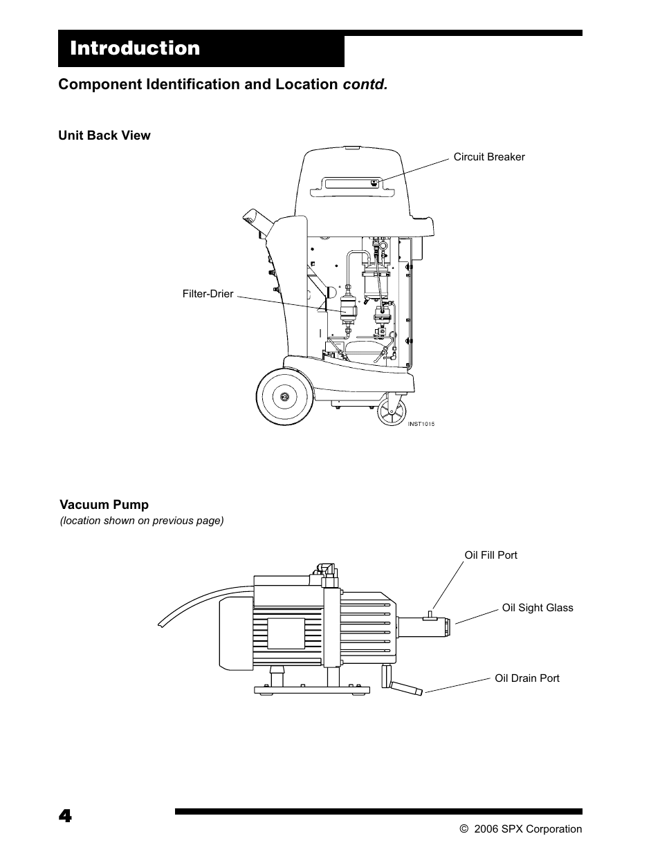 Introduction | Robinair AC375C Refrigerant Recovery, Recycle, Recharge Unit User Manual | Page 6 / 36