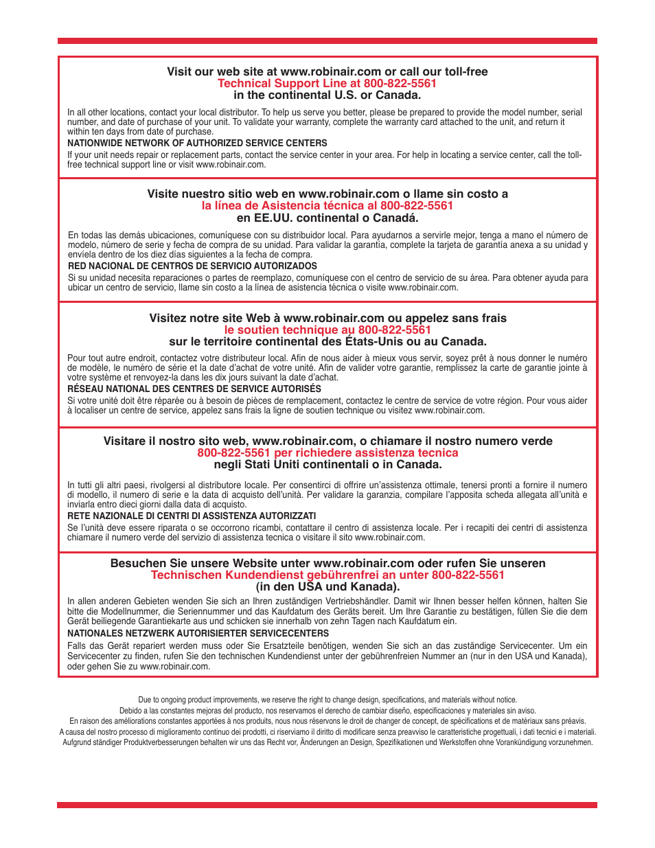 Robinair 25201B Refrigerant Recovery Unit User Manual | Page 15 / 16