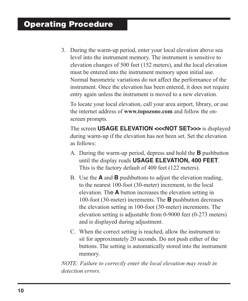 Operating procedure | Robinair 16900 Refrigerant Identifier User Manual | Page 12 / 28