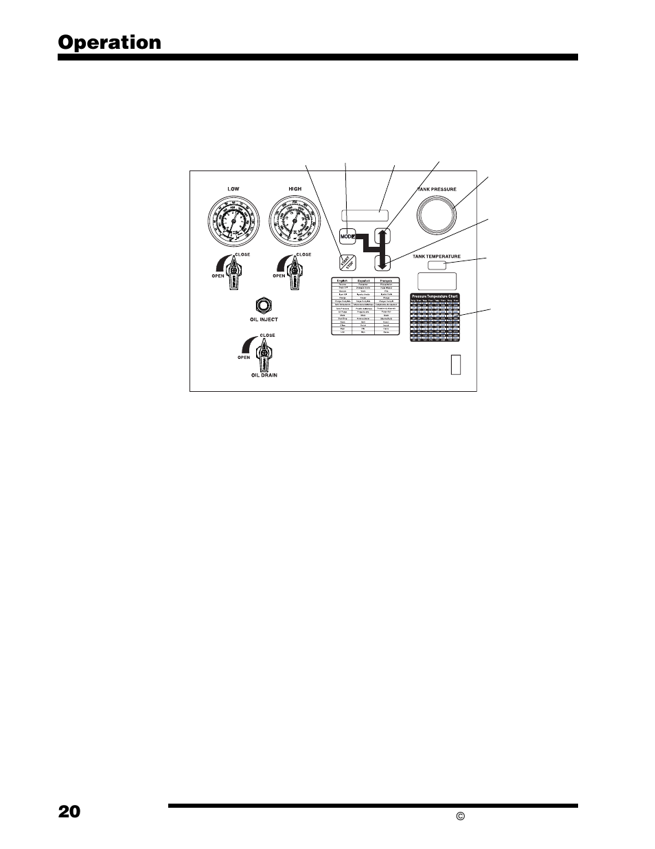 Operation, Purging air from the internal storage vessel | Robinair 34134Z Refrigerant Recovery, Recycle, Recharge Unit User Manual | Page 22 / 36
