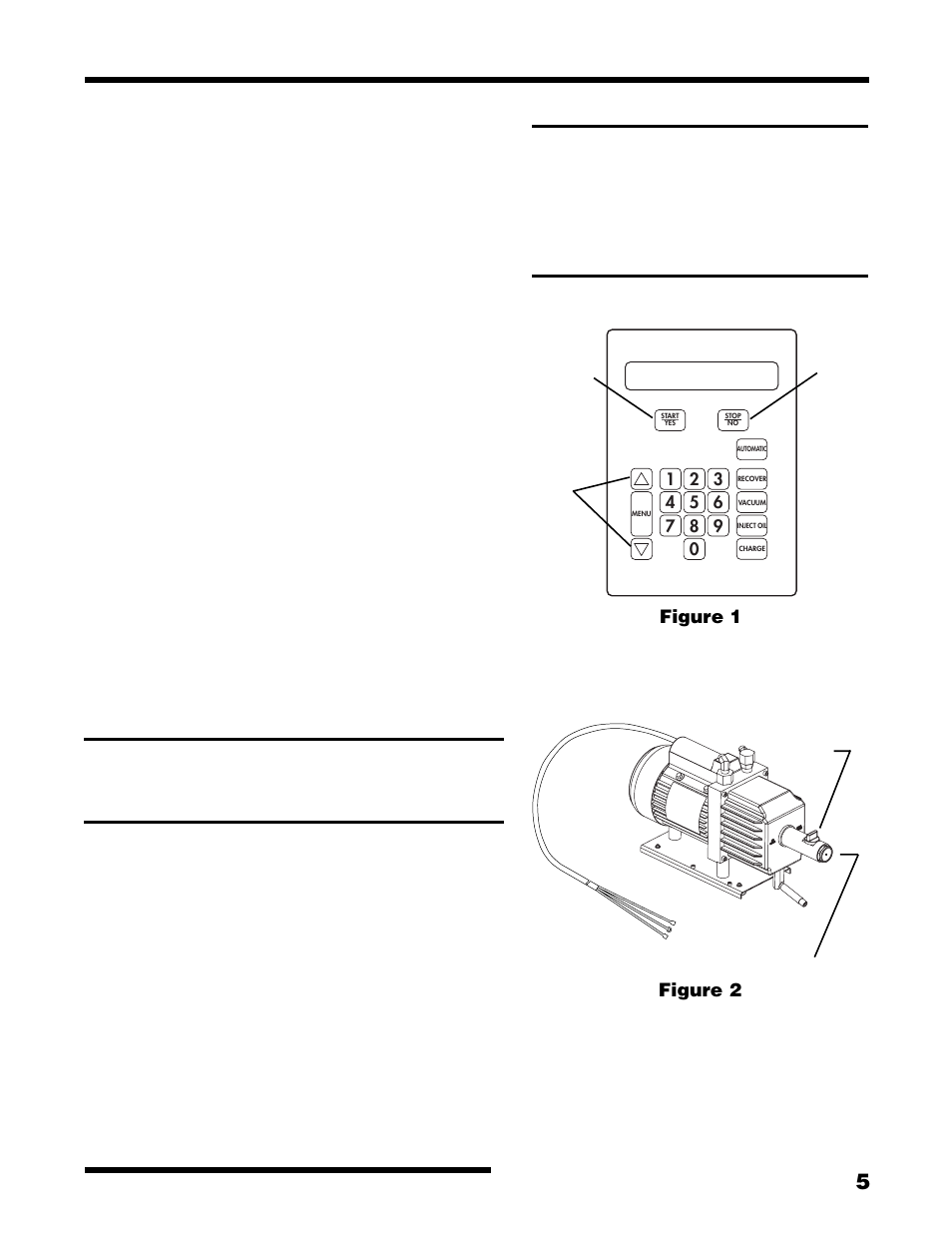 Setup, Select a language, Select operating units | Add oil to vacuum pump | Robinair 17700Z Recovery, Recycling, Recharging Unit User Manual | Page 7 / 20