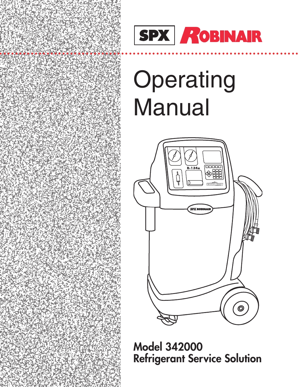 Robinair 342000 Refrigerant Service Solution User Manual | 36 pages