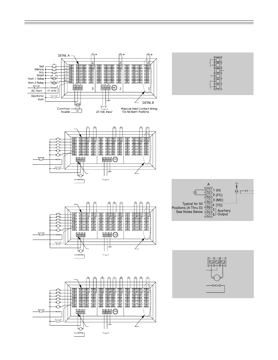 5 standard rear terminal arrangements and wiring | Ronan X11SN User Manual | Page 18 / 23