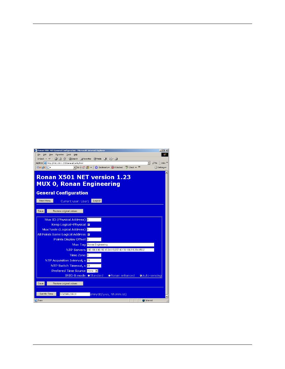 Ronan X501NET User Manual | Page 23 / 60