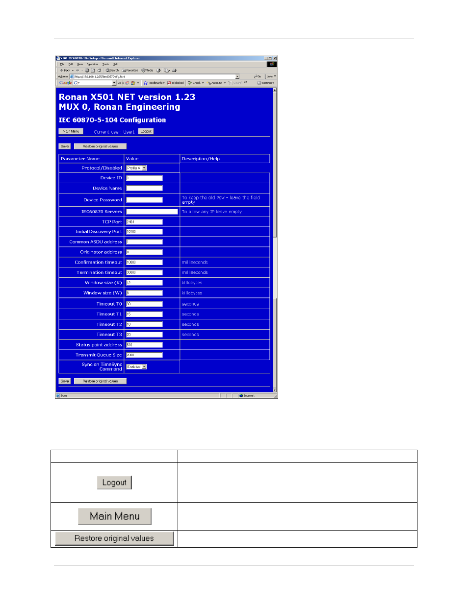 Ronan X501NET User Manual | Page 40 / 60
