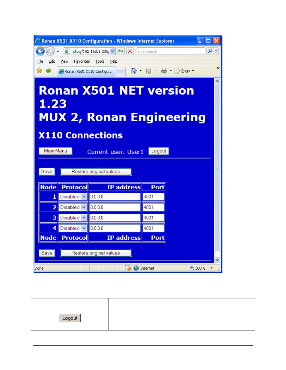 Ronan X501NET User Manual | Page 44 / 60