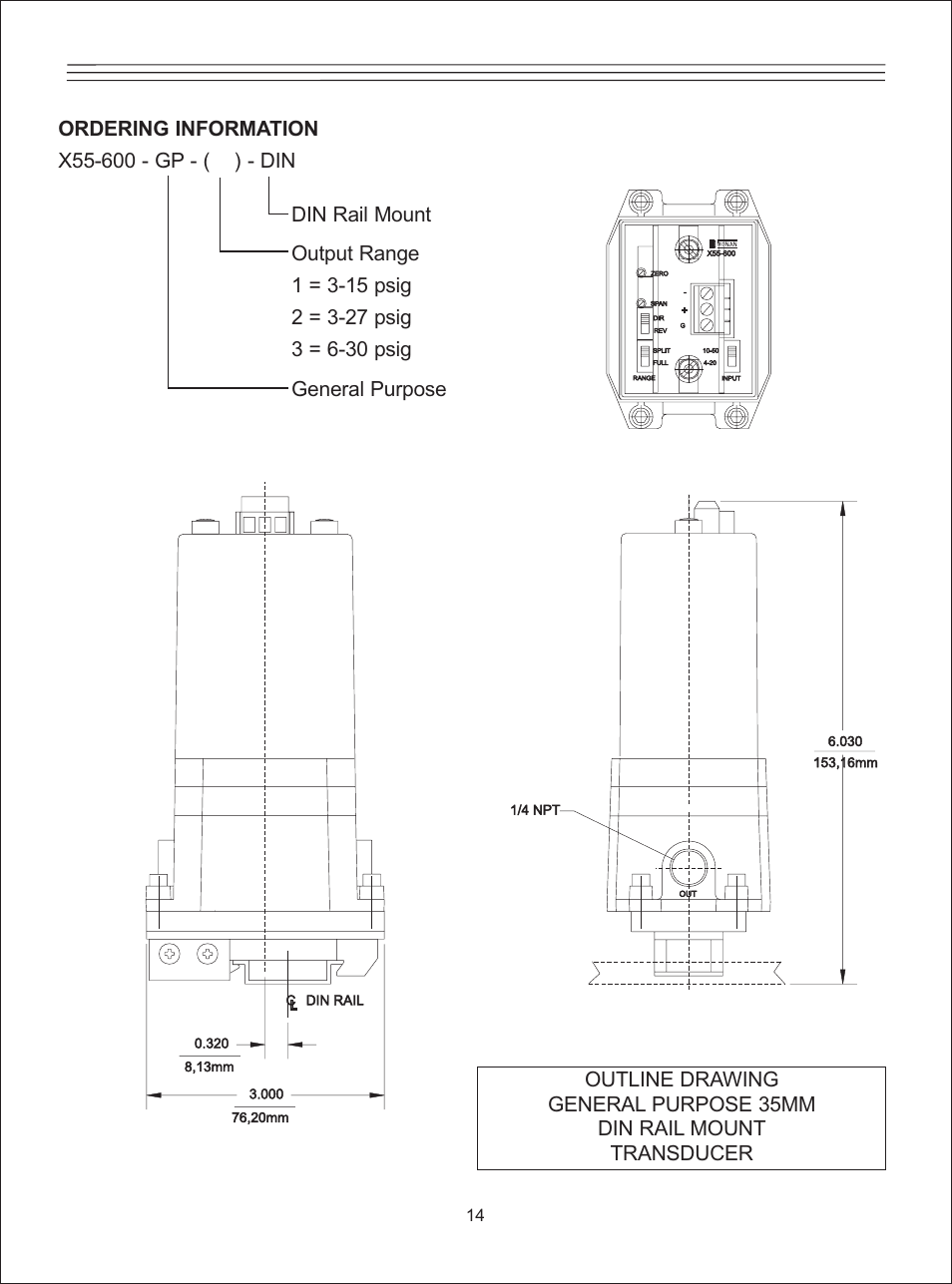 Ronan X55-600 Series User Manual | Page 16 / 24