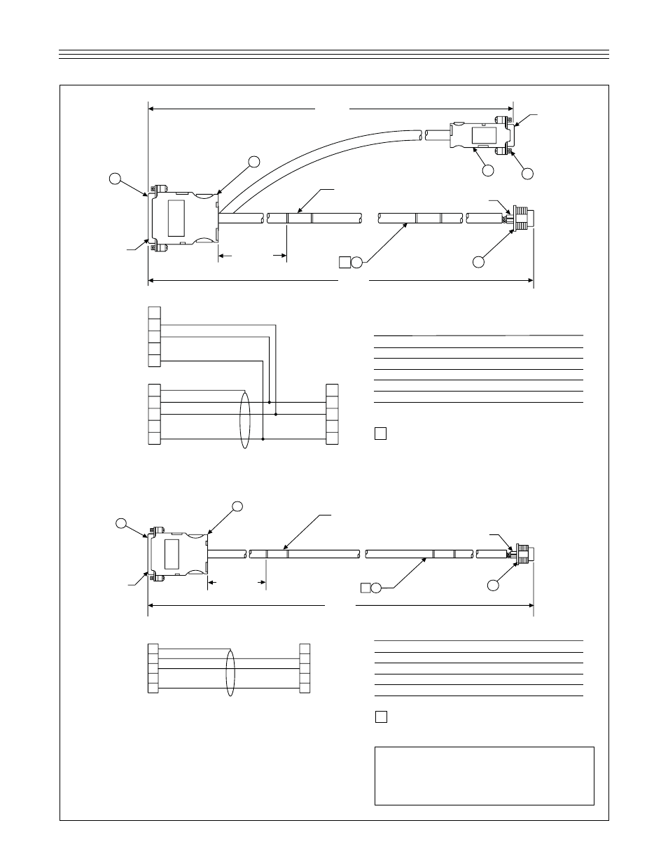 X76ctm modern and serial cable assemblies, X76ctm modem and serial cable assemblies, Cable wiring | Ronan X76CTM User Manual | Page 29 / 38