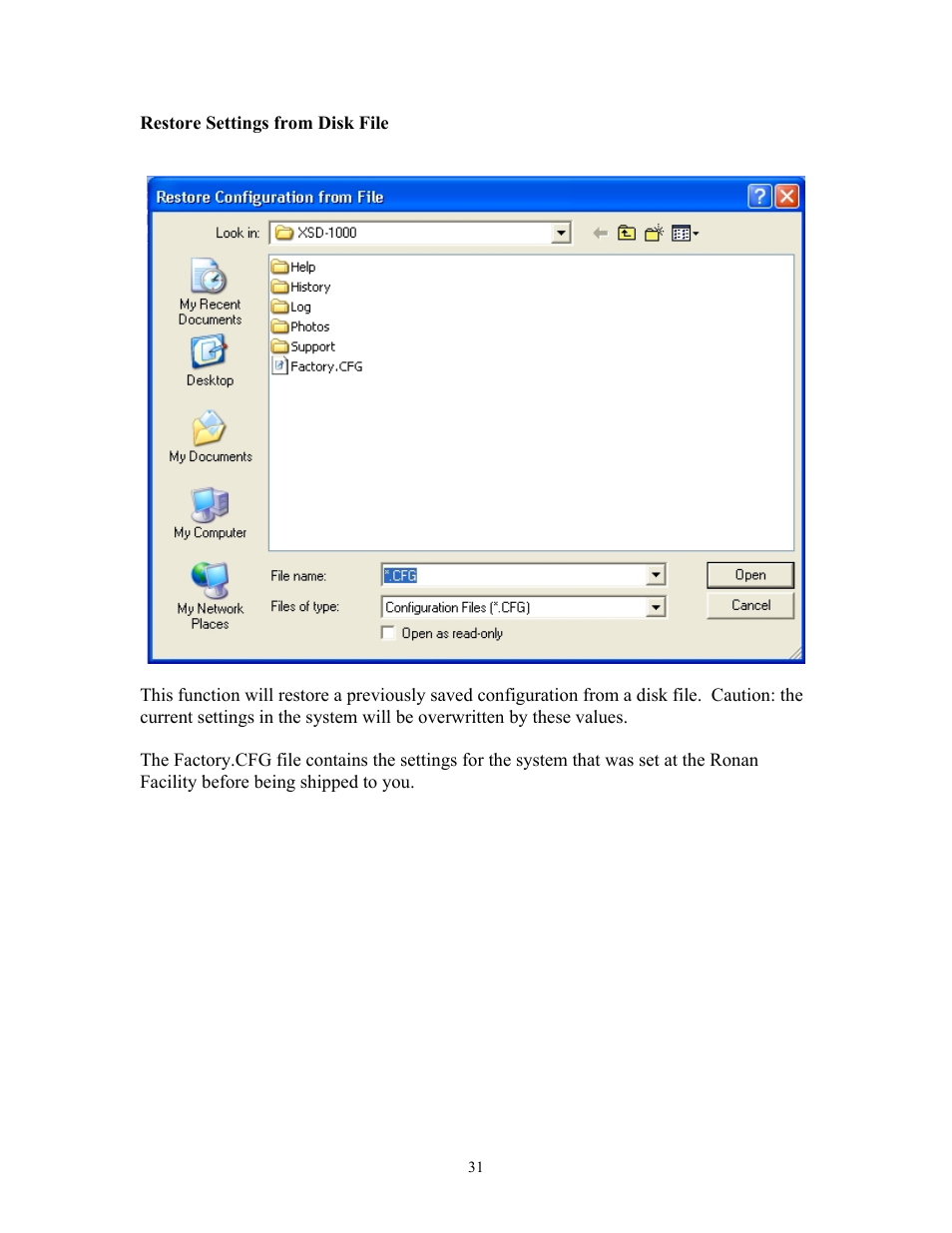 Ronan XSD-1000 User Manual | Page 32 / 81
