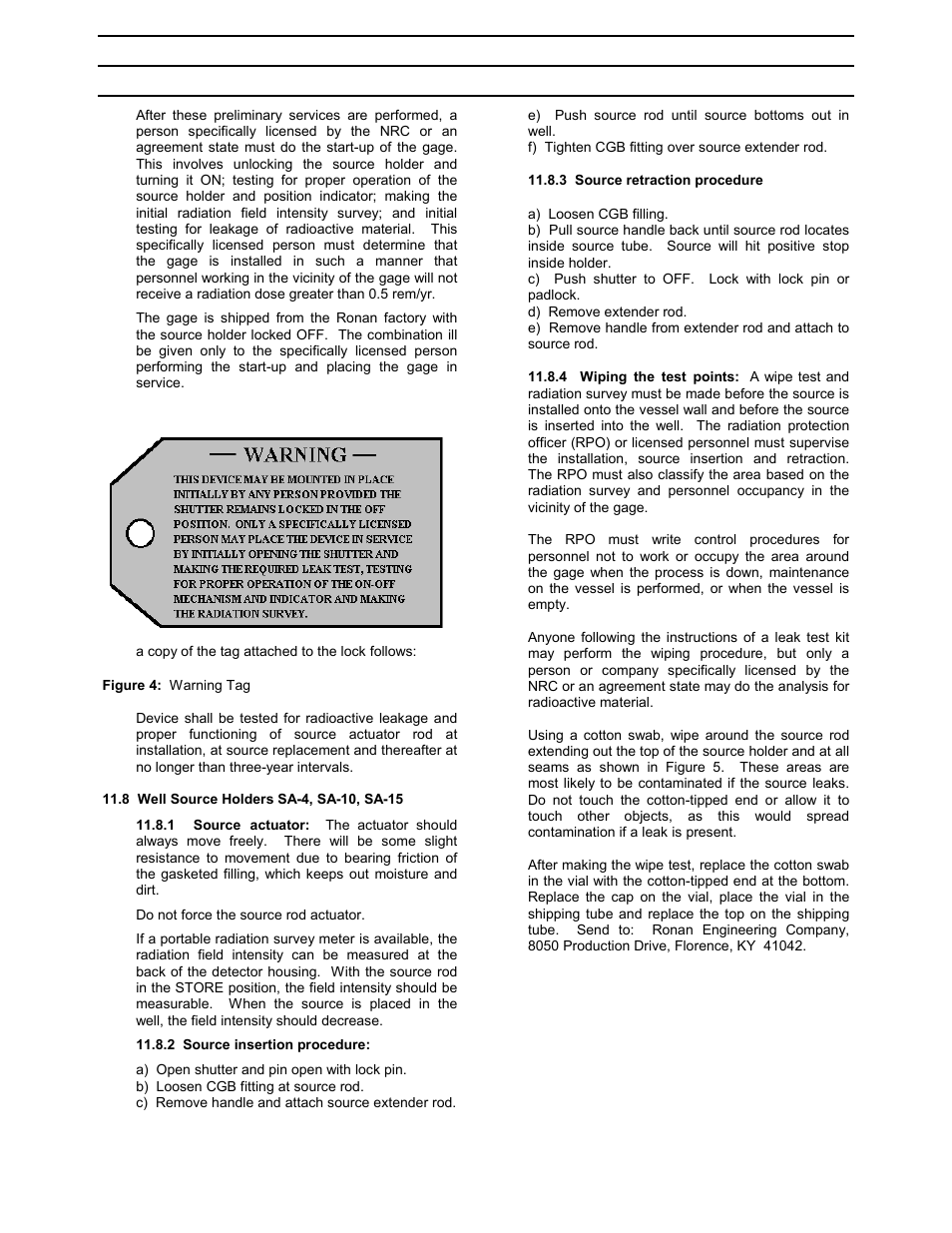 Ronan X90 Series User Manual | Page 12 / 20