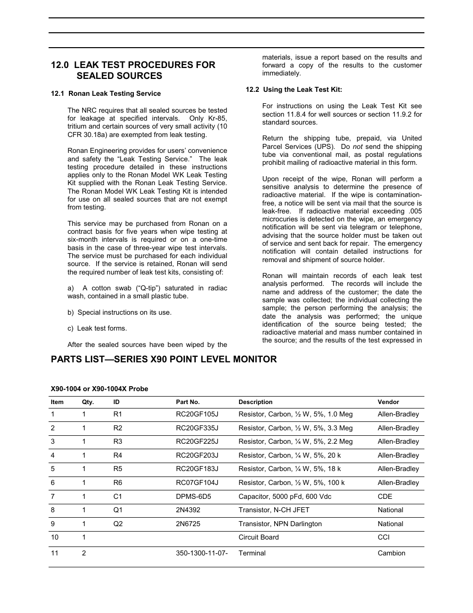 Ronan X90 Series User Manual | Page 14 / 20