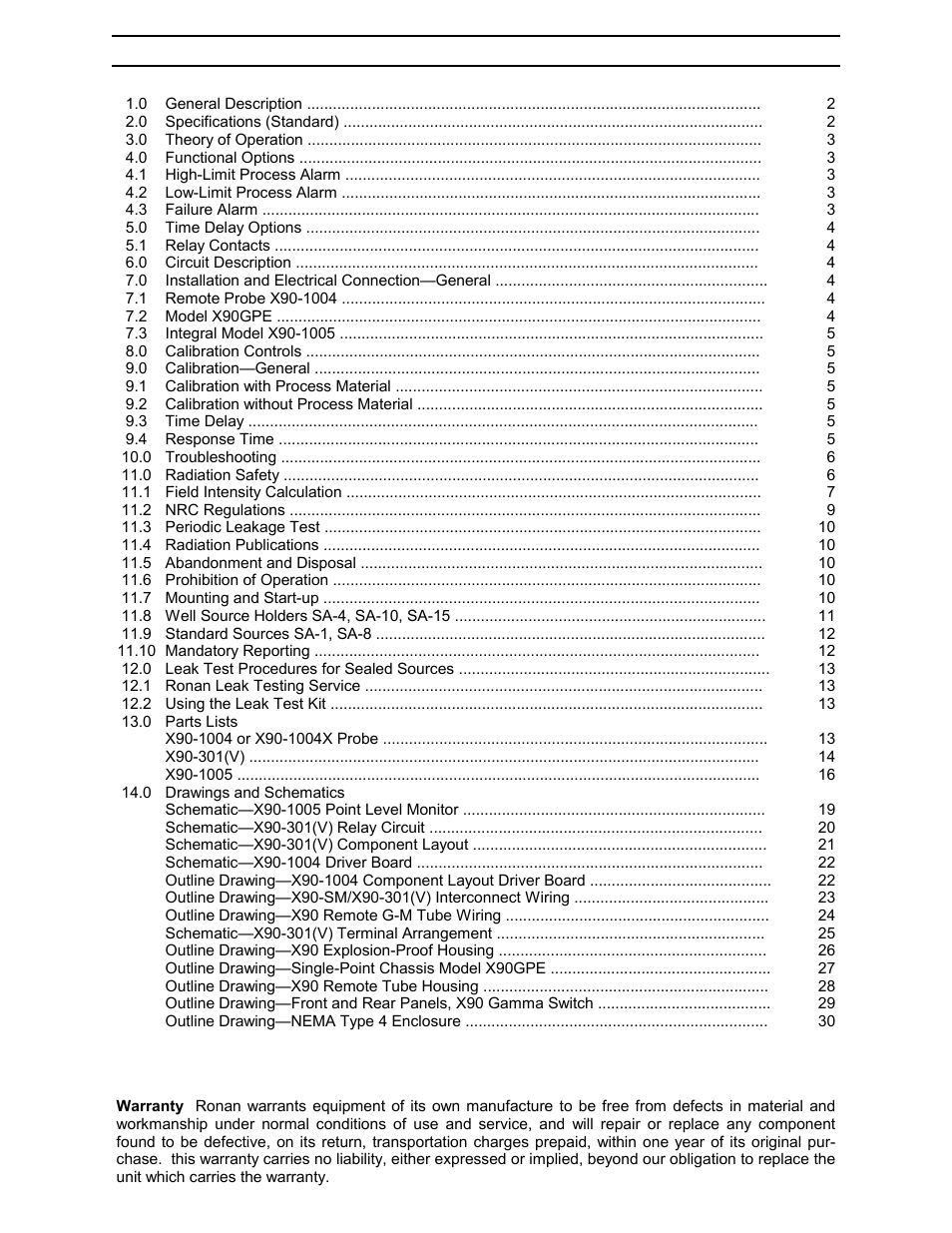 Ronan X90 Series User Manual | Page 2 / 20