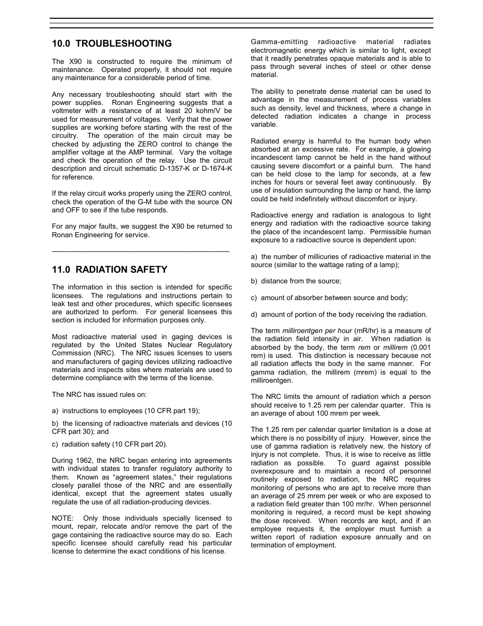 Ronan X90 Series User Manual | Page 7 / 20