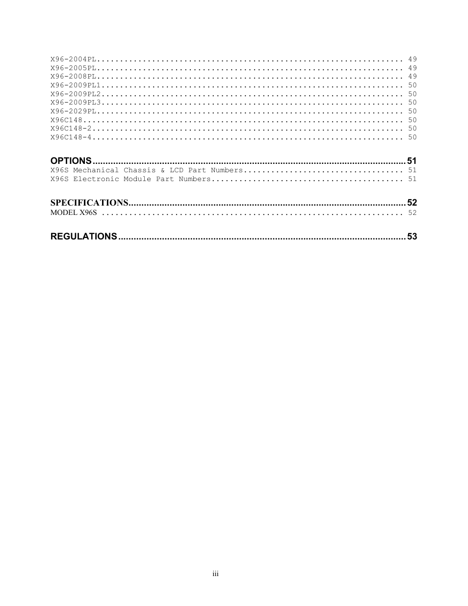 Ronan X96S MOLD LEVEL GAGE User Manual | Page 4 / 61