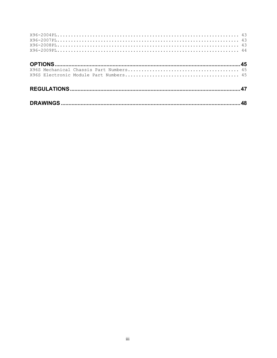 Ronan X96S LEVEL GAGE User Manual | Page 4 / 56