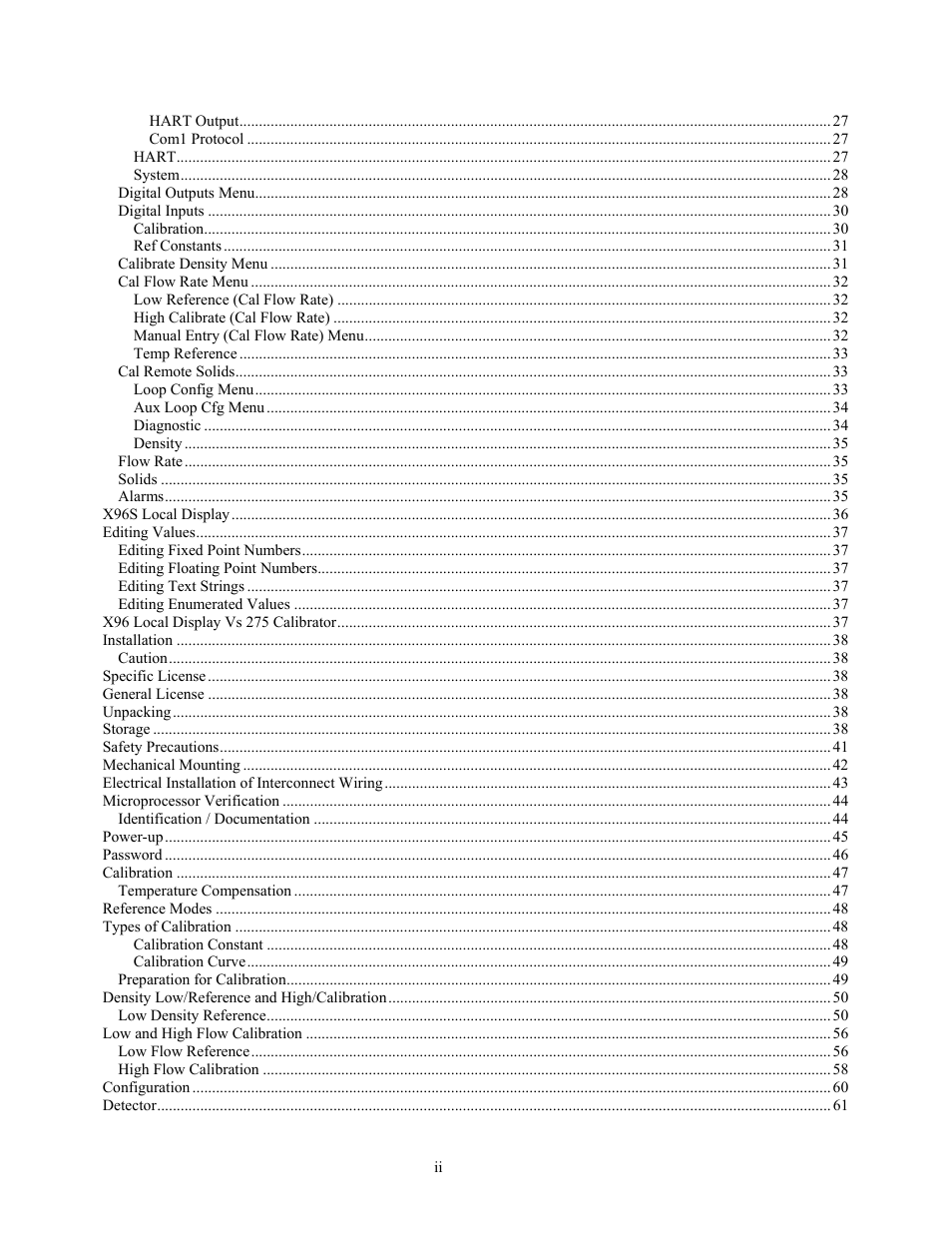 Ronan X96S MASS FLOW GAUGE User Manual | Page 3 / 77
