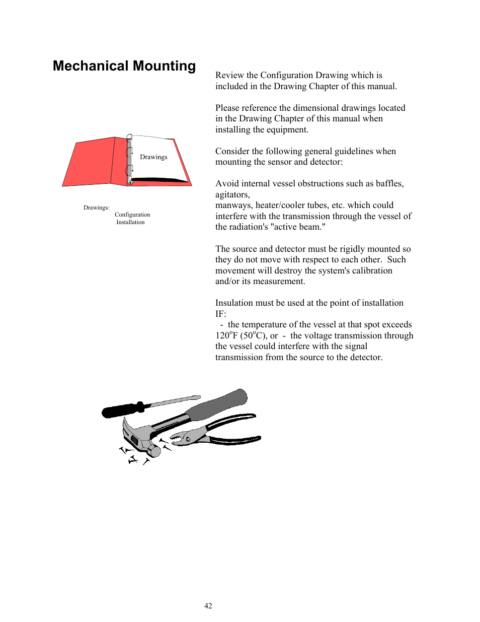 Mechanical mounting | Ronan X96S MASS FLOW GAUGE User Manual | Page 46 / 77