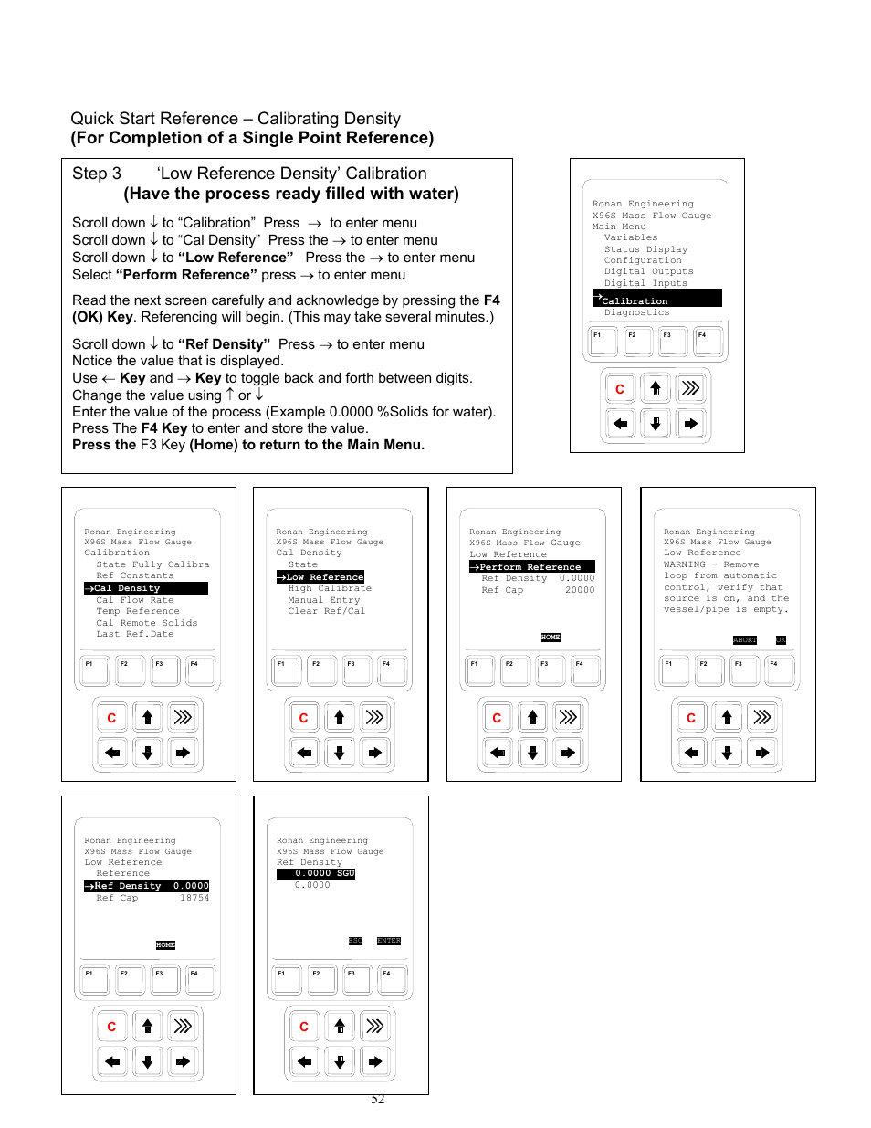 Ronan X96S MASS FLOW GAUGE User Manual | Page 56 / 77
