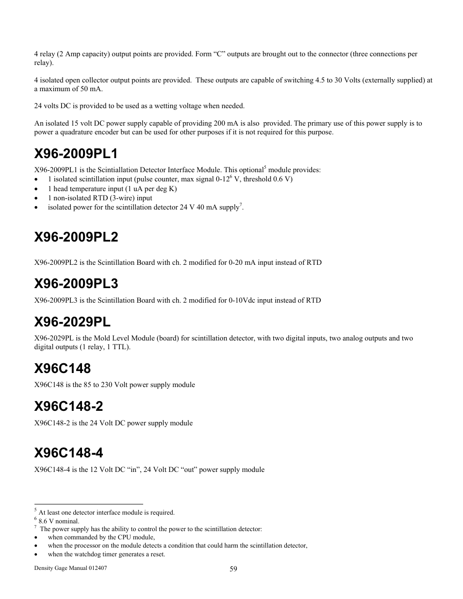 Ronan X96S DENSITY GAGE User Manual | Page 63 / 67