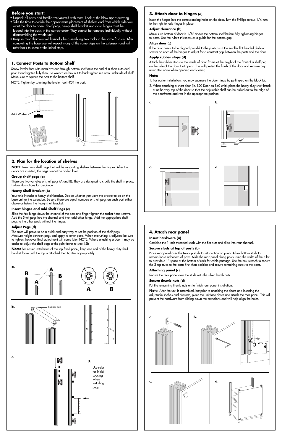 Ba b a | Salamander Designs Synergy System 703C/B User Manual | Page 2 / 2