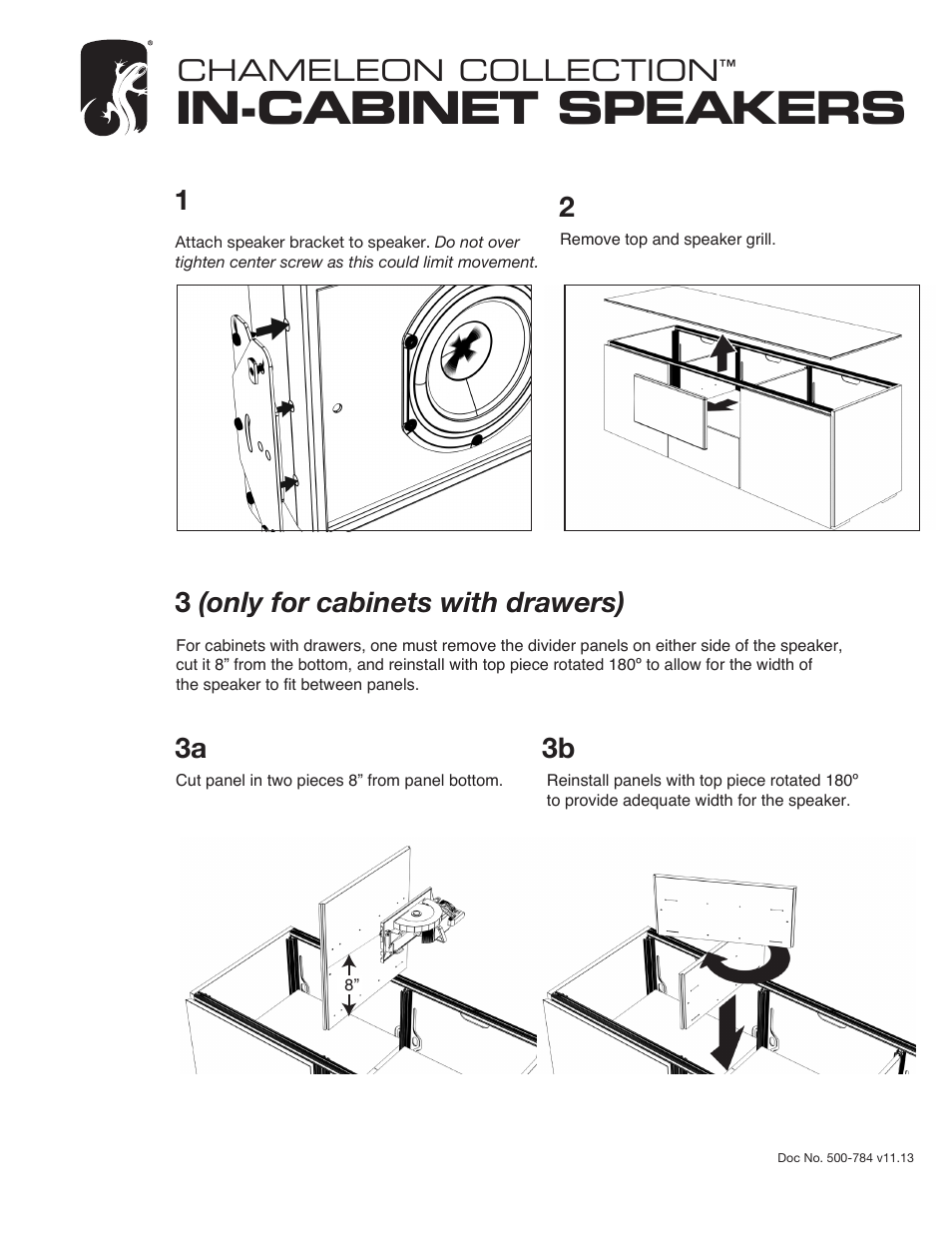 Salamander Designs SD/SPK1/C User Manual | 2 pages