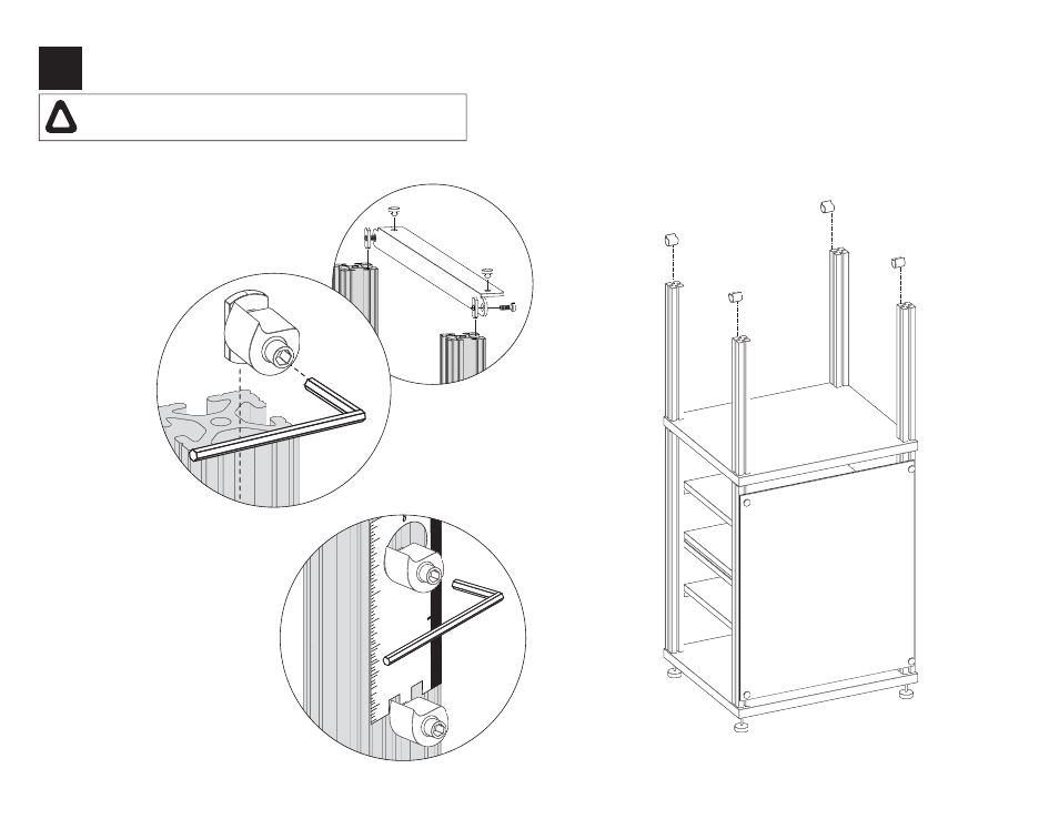 Add shelf pegs | Salamander Designs Synergy System SNX20C/B User Manual | Page 3 / 4