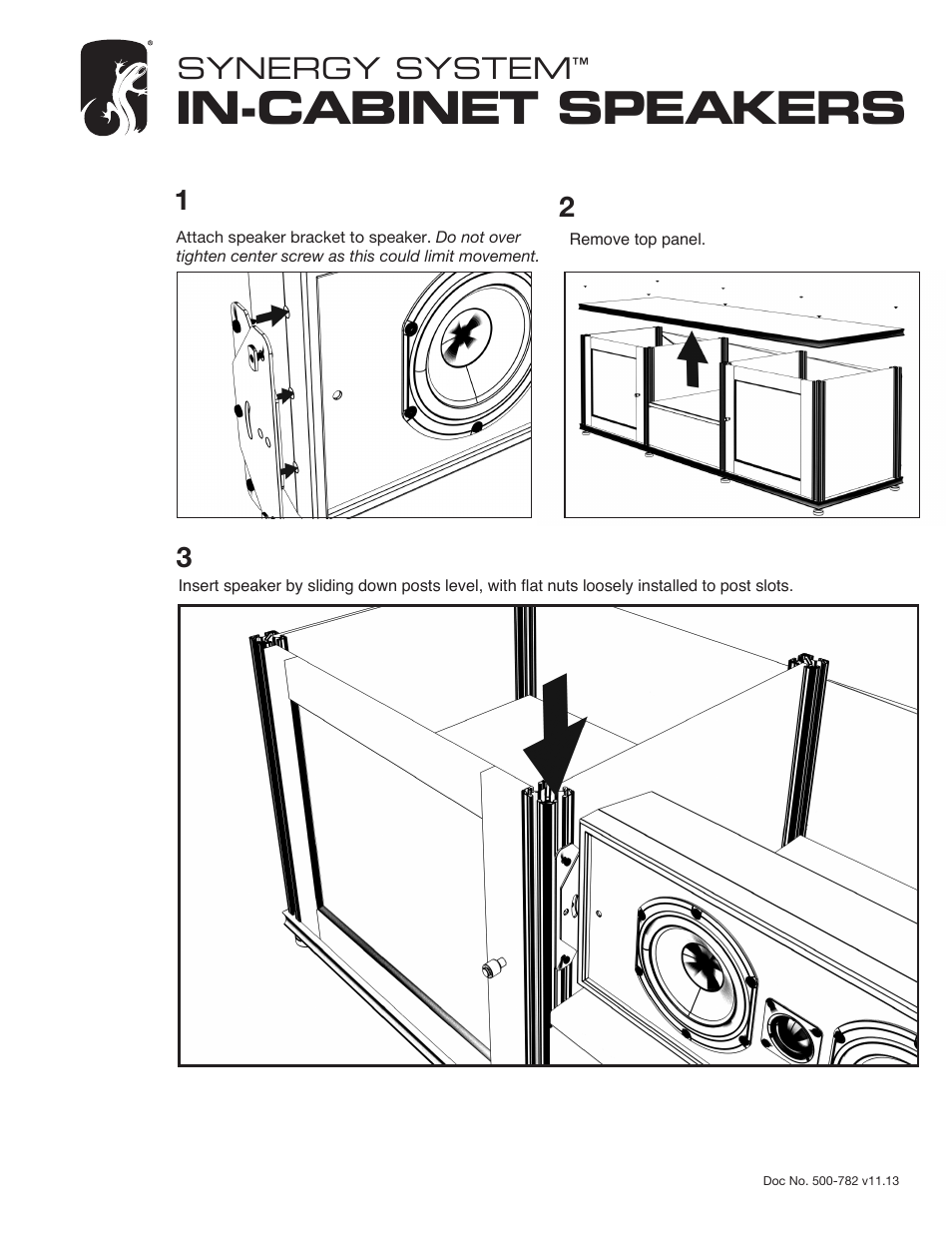 Salamander Designs SD/SPK2/S User Manual | 2 pages