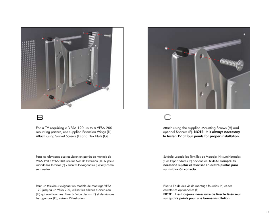 Salamander Designs PL100/S User Manual | Page 9 / 12