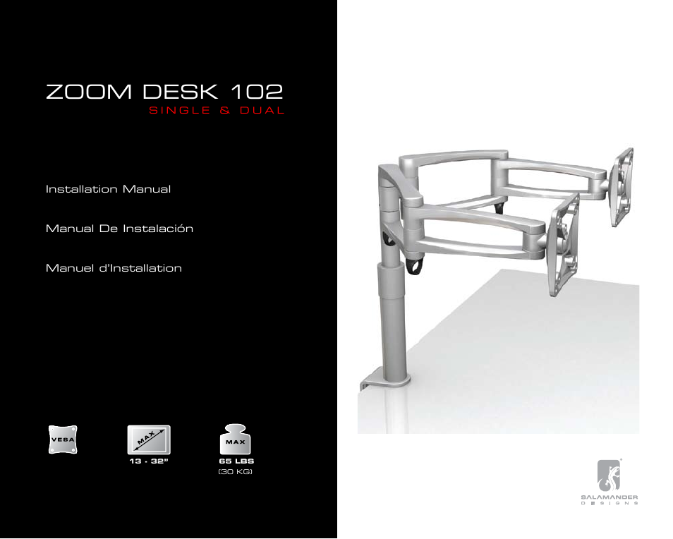Salamander Designs ZM102D/S User Manual | 12 pages