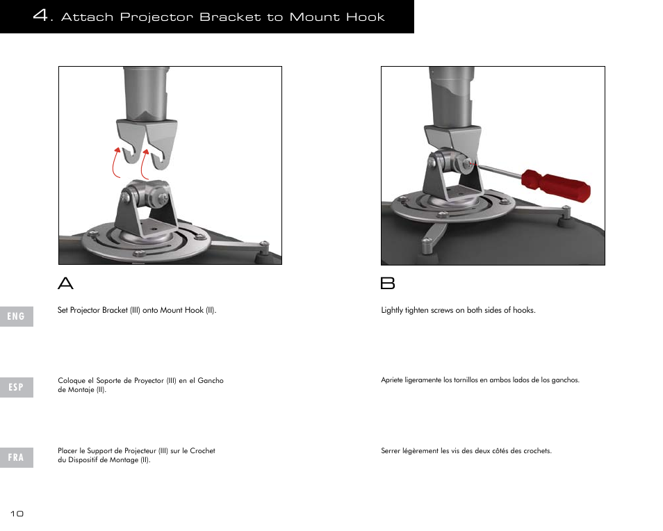 Salamander Designs LU200/PJ Projector Mount User Manual | Page 10 / 12