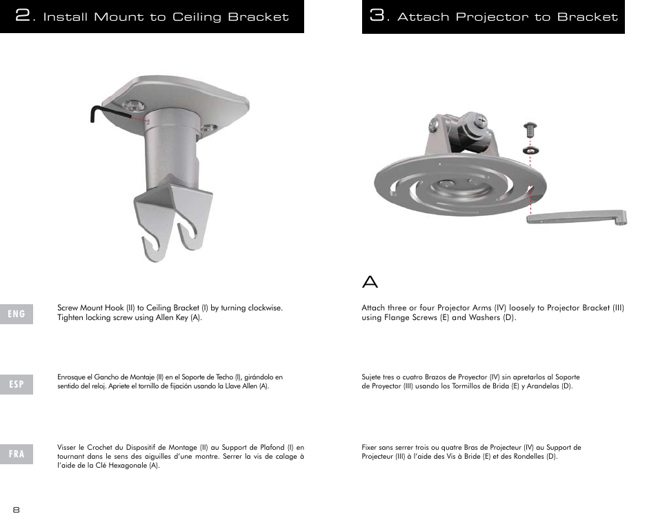 Salamander Designs LU200/PJ Projector Mount User Manual | Page 8 / 12