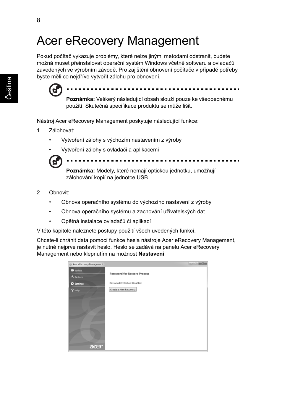 Acer erecovery management | Acer Aspire 4739Z User Manual | Page 1100 / 2354