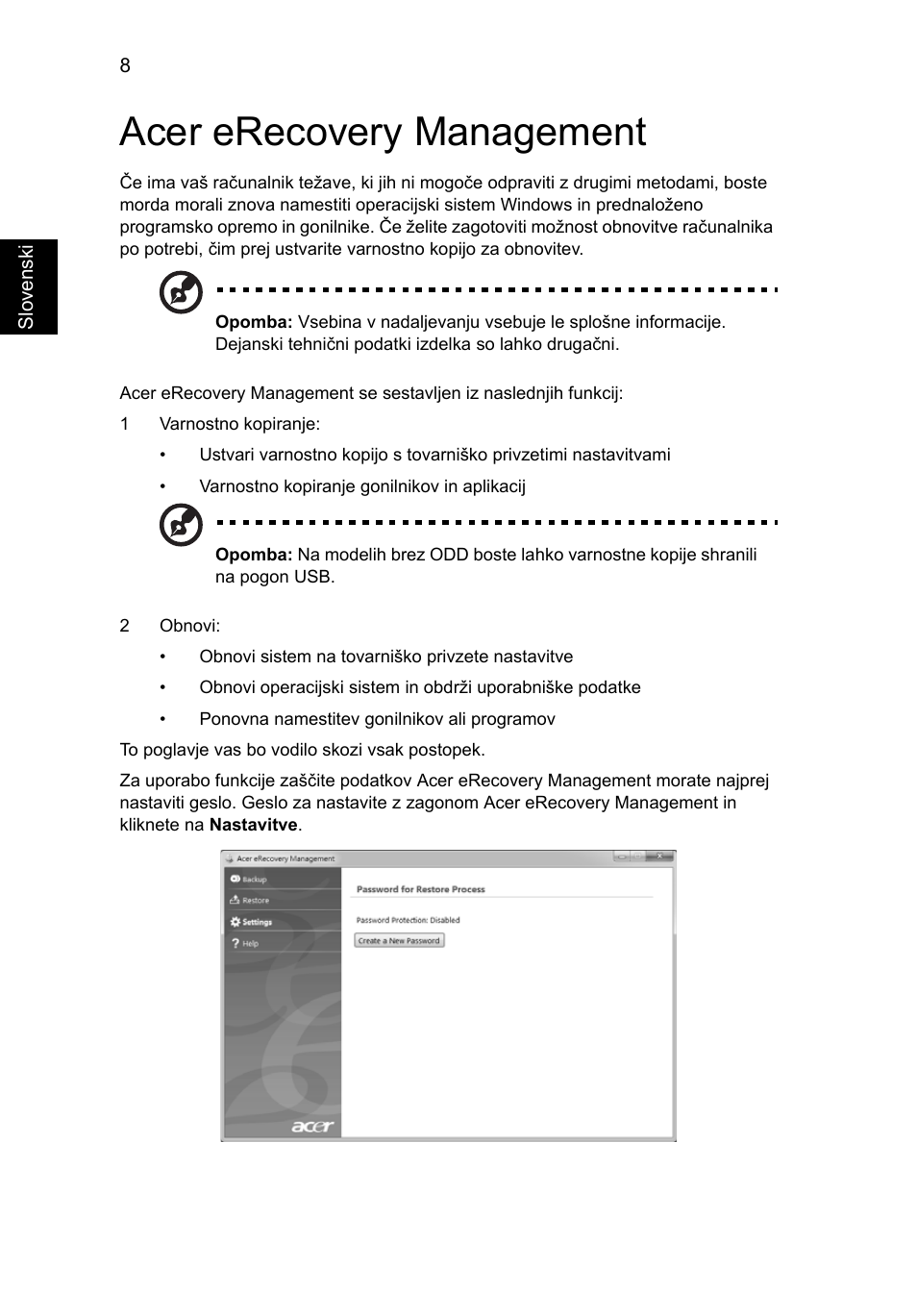Acer erecovery management | Acer Aspire 4739Z User Manual | Page 1248 / 2354