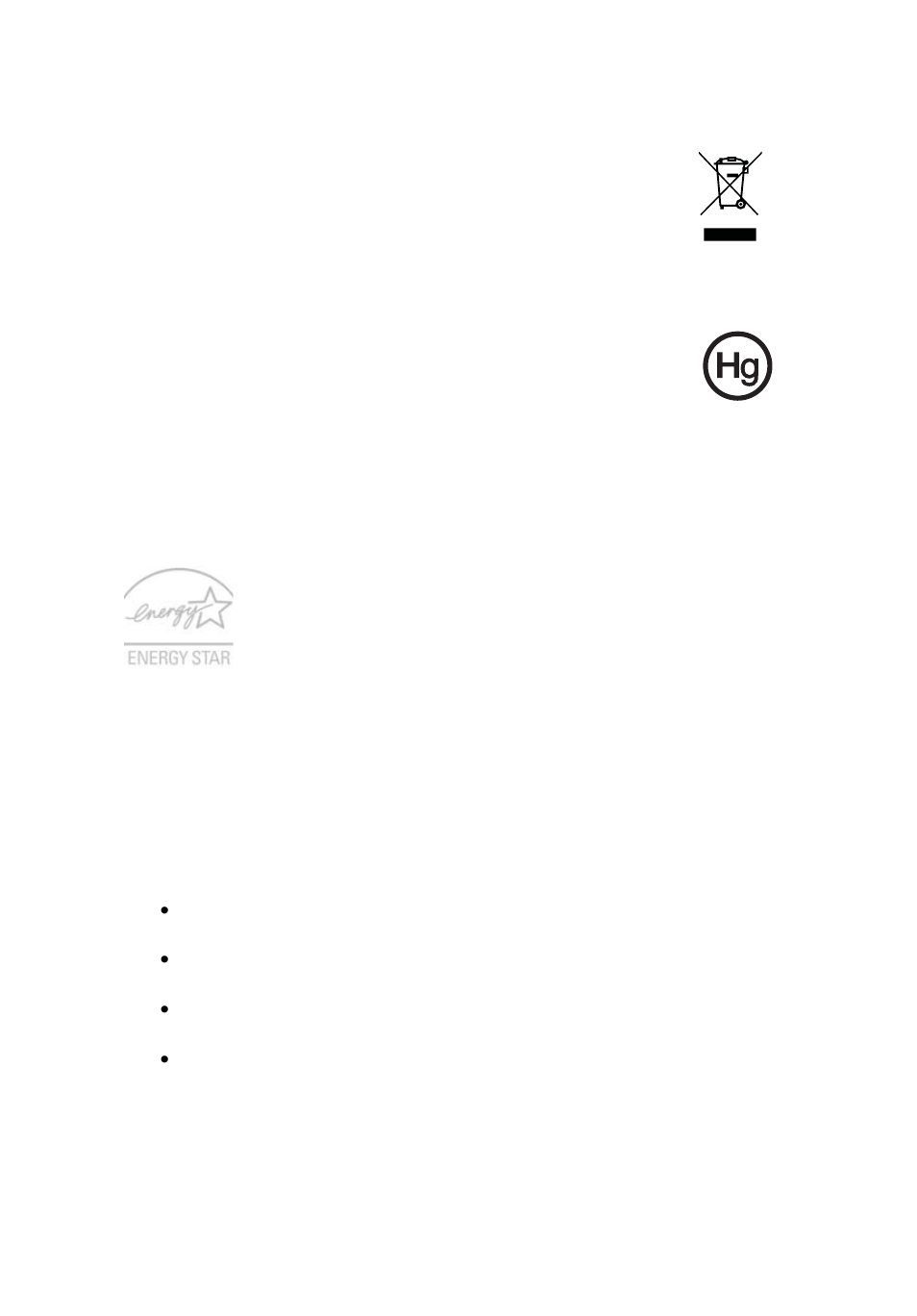 Käitlemisjuhised, Nõuanded elavhõbeda kohta, Energy star | Acer Aspire 4739Z User Manual | Page 1538 / 2354