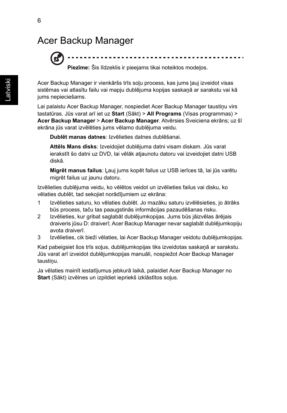 Acer backup manager | Acer Aspire 4739Z User Manual | Page 1628 / 2354