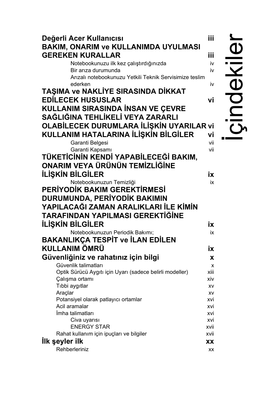 Içindekiler | Acer Aspire 4739Z User Manual | Page 1855 / 2354