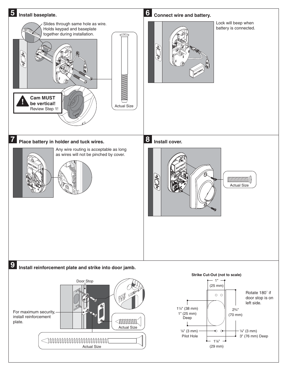 Schlage BE365 Installation User Manual | Page 3 / 8