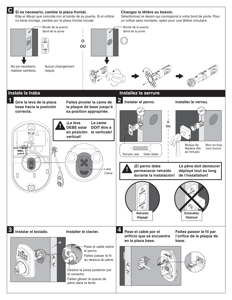 Schlage BE365 Installation User Manual | Page 6 / 8