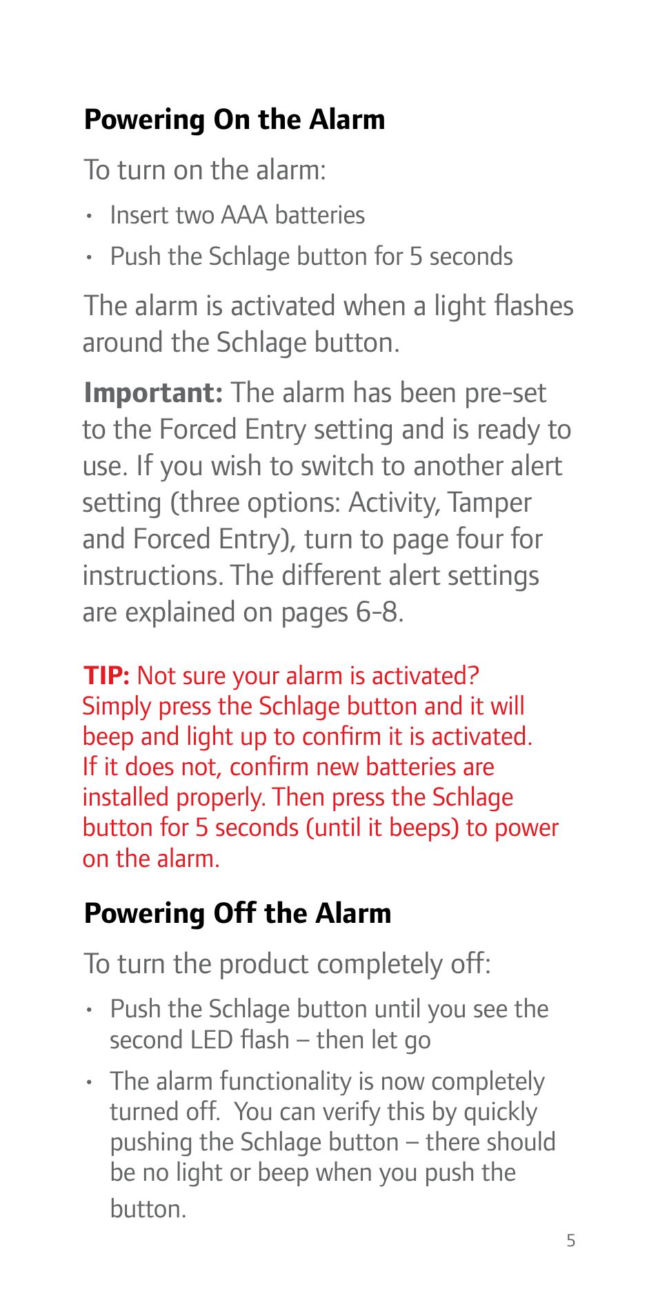 Schlage FE51 User Guide User Manual | Page 5 / 44