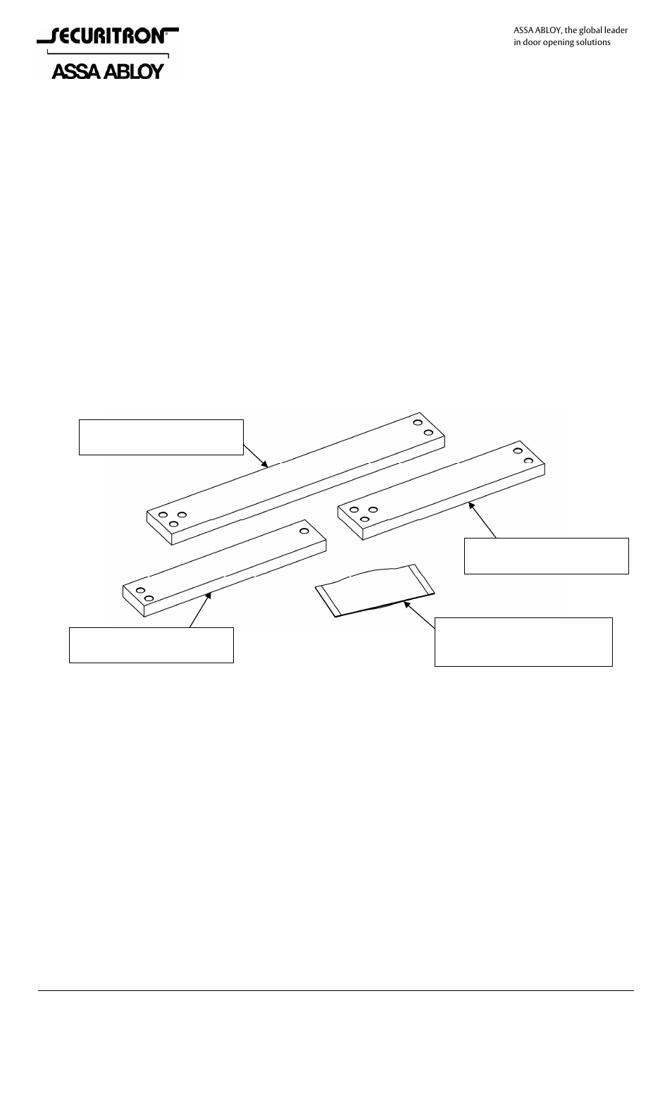 Securitron ASB_Series User Manual | 2 pages