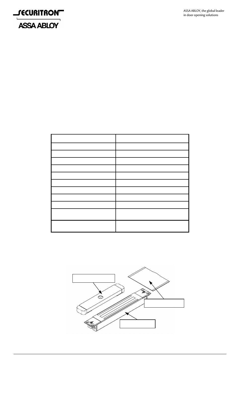 Securitron M34R_Series User Manual | 10 pages