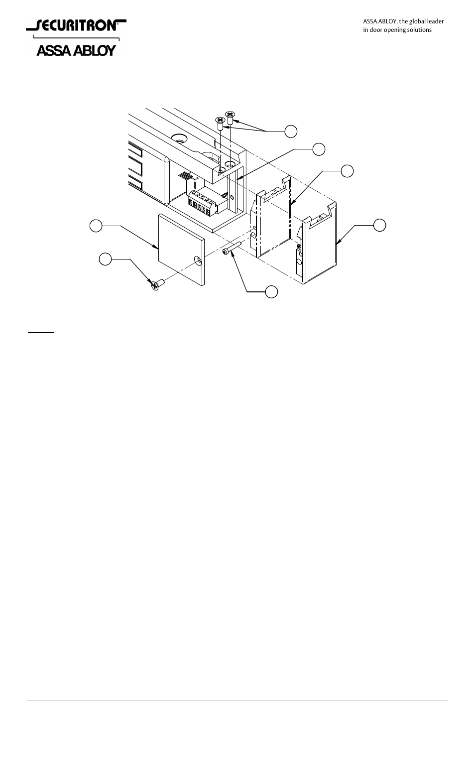 Securitron M68 T UPGRADE User Manual | 2 pages