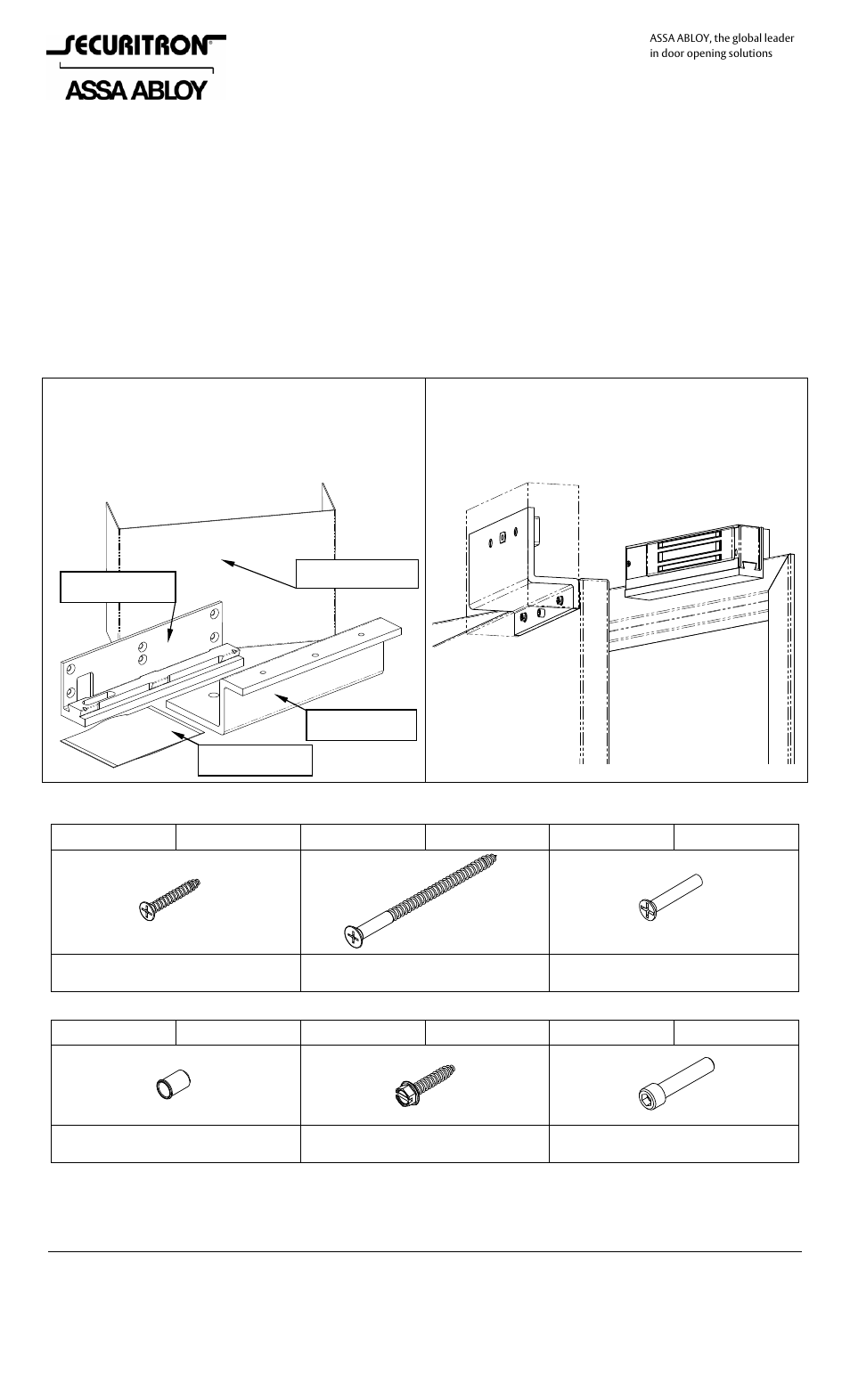 Securitron TJ-68 User Manual | 7 pages